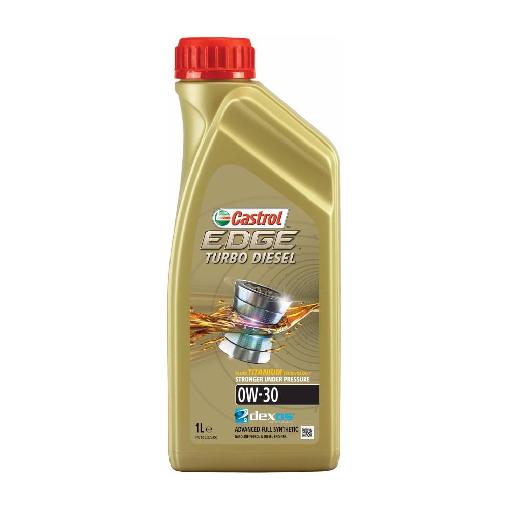 фото Масло моторное синтетическое edge turbo diesel titanium fst 0w30 c2, c3 (1 л) castrol 157e4f