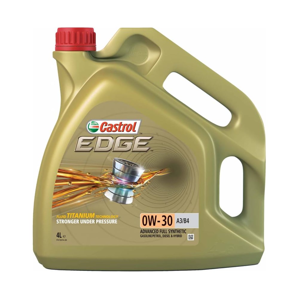 фото Масло моторное синтетическое edge titanium fst 0w30 а3/в4 (4 л) castrol 157e6b