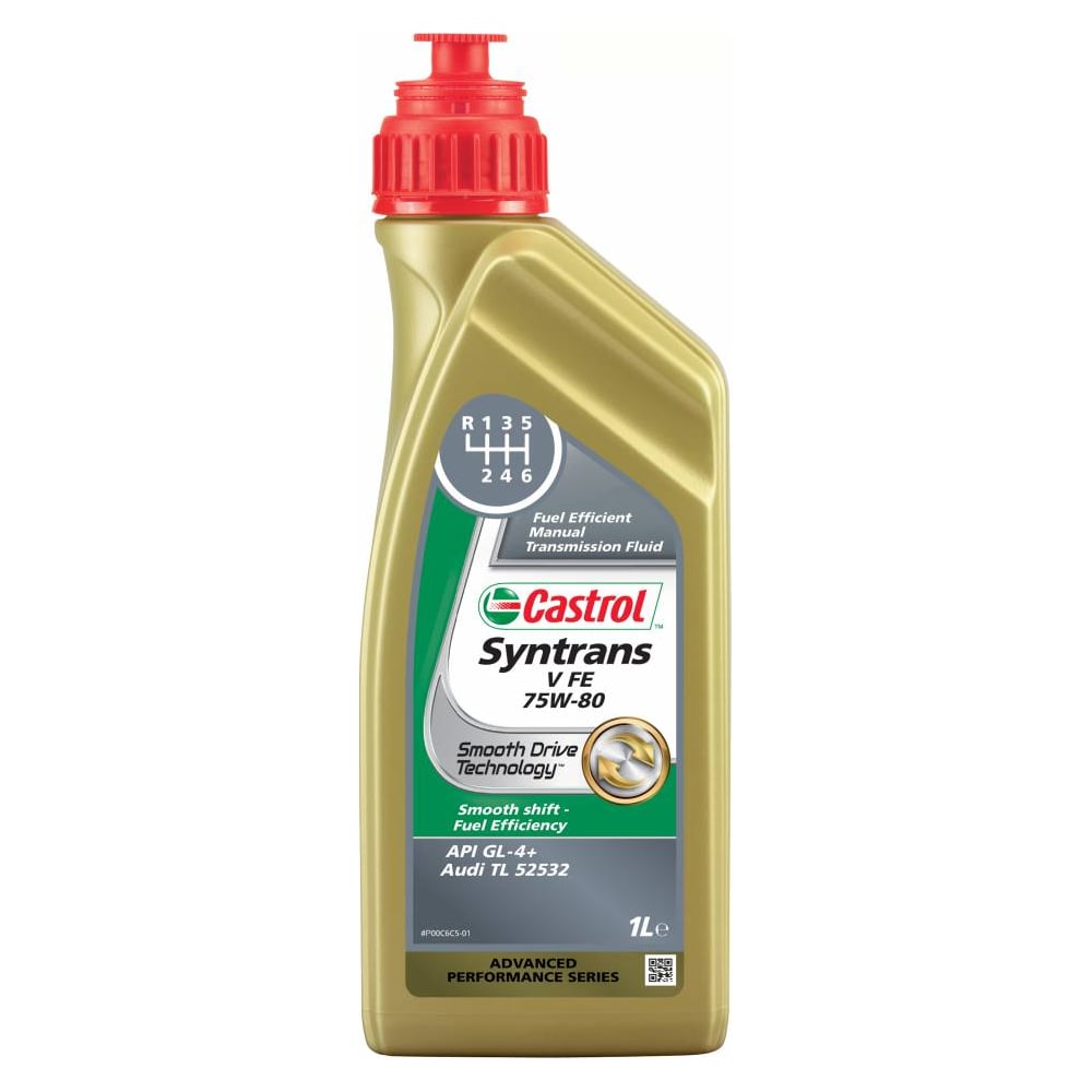 фото Трансмиссионное масло syntrans v fe 75w-80 (1 л) castrol 156c41