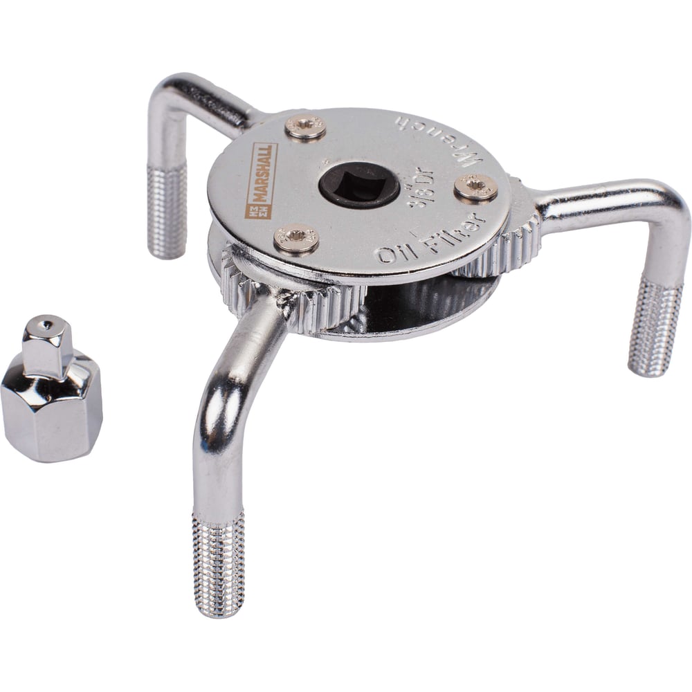 Изображение товара Профессиональный трехлапый съемник масляного фильтра MARSHALL MR2502 64-120 мм