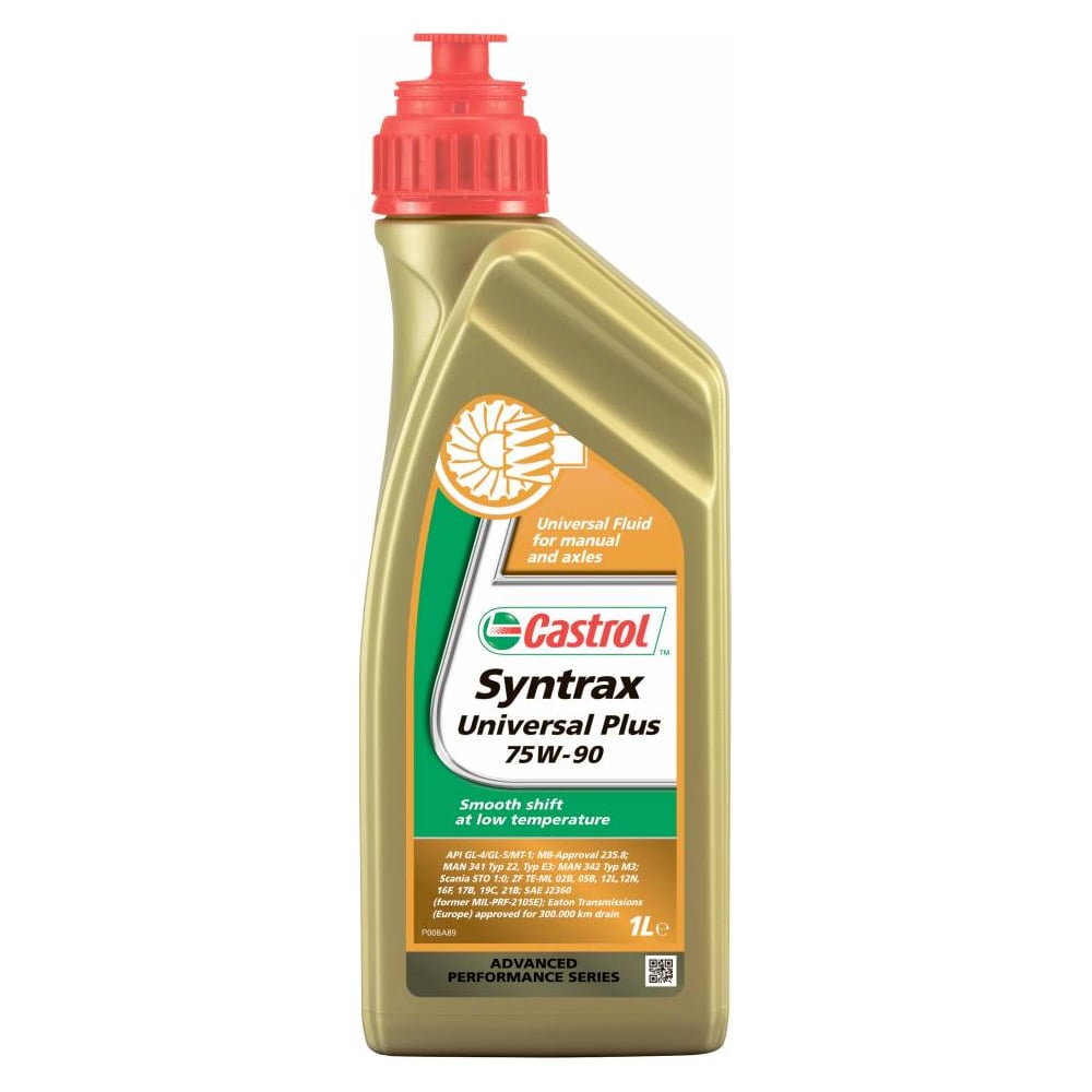 фото Трансмиссионное масло для мостов syntrax universal plus 75w-90 (1 л) castrol 154fb4