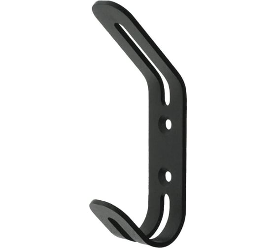 Изображение товара Держатель для хранения одежды EMBODIMENT в стиле лофт, настенный, черный EMB-HOOK-W-B