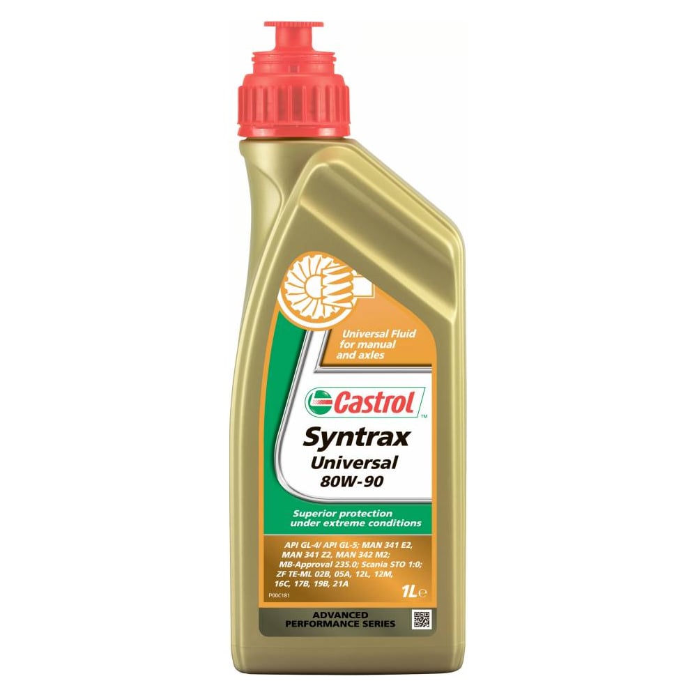 фото Трансмиссионное масло для мостов syntrax universal 80w-90 (1 л) castrol 157f43