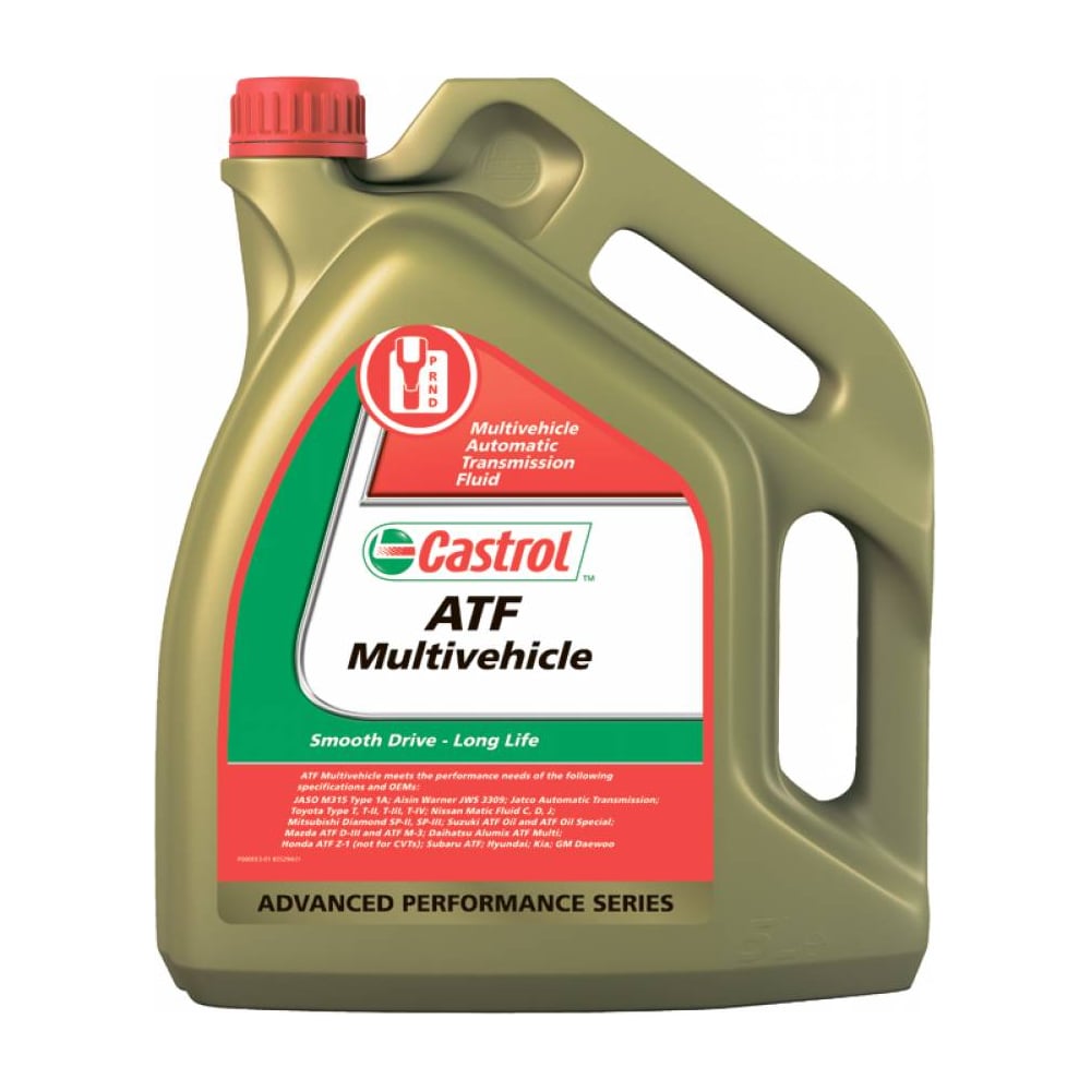 фото Трансмиссионное масло atf multivehicle (5 л) castrol 154f32