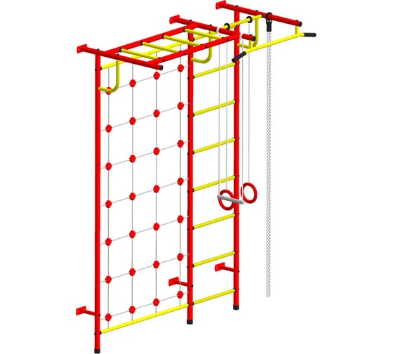 Изображение товара Детский спортивный комплекс Пионер С4СМ красно/жёлтый СГ000000928