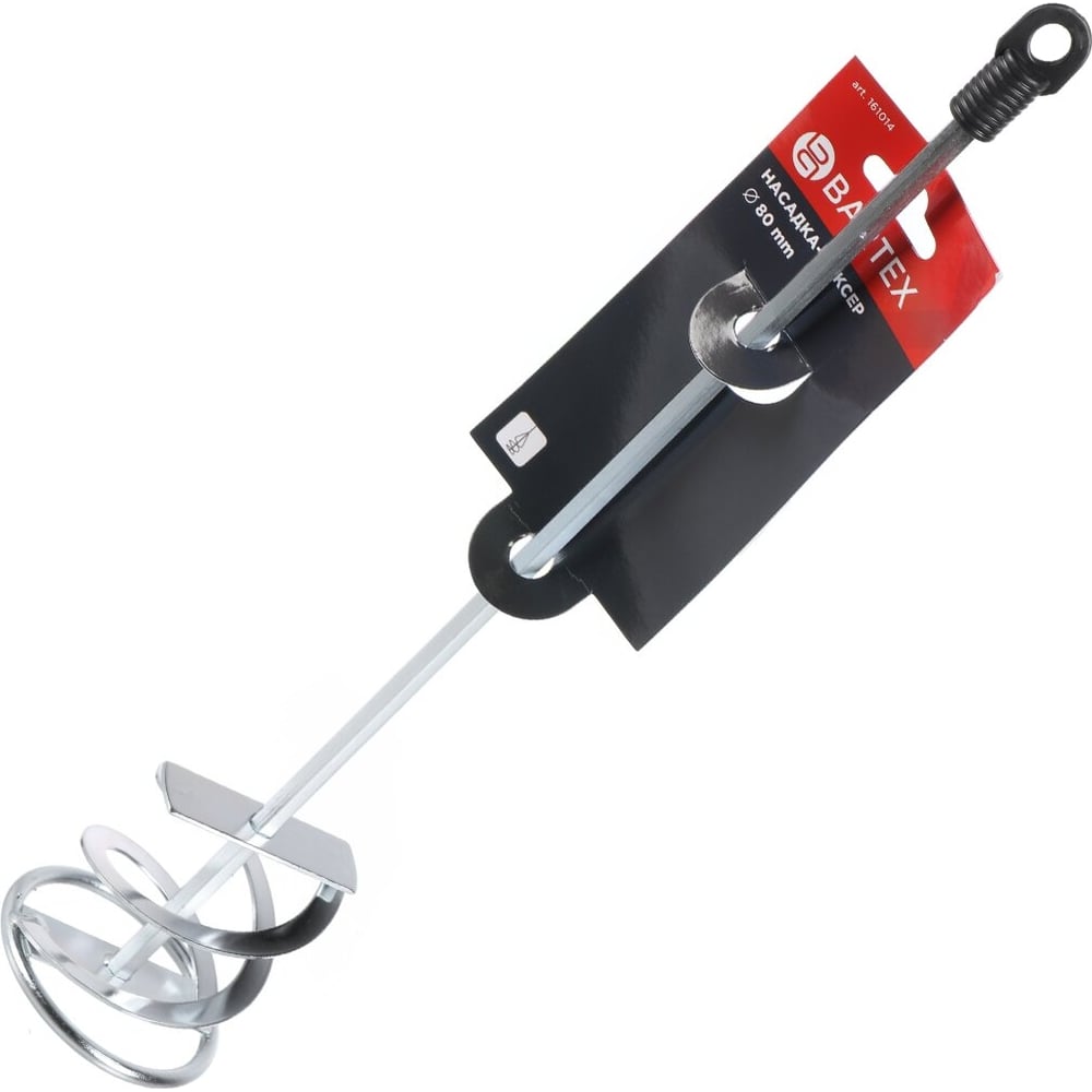 Изображение товара Насадка-миксер для красок и строительных смесей 80x400 мм плоские лопасти металл цинк