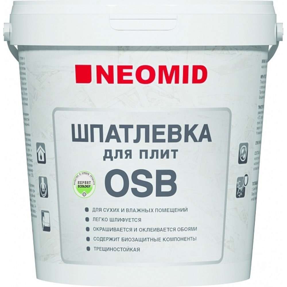 Купить Шпатлевка для плит osb 7 кг н-шпатл neomid osb-7