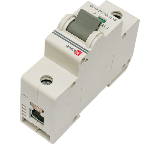 Изображение товара Автоматический выключатель EKF PROxima ВА 47-125, 1P, 125А, C, 15кА mcb47125-1-125C