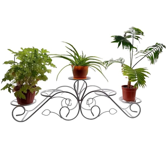 Изображение товара Подставка под цветы на подоконник Ярмарка-Тверь Кружево на 5 горшков Т998