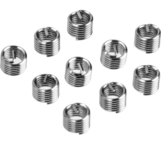 Изображение товара Набор резьбовых вставок ТУНДРА М6x1, 10 шт. 9313582