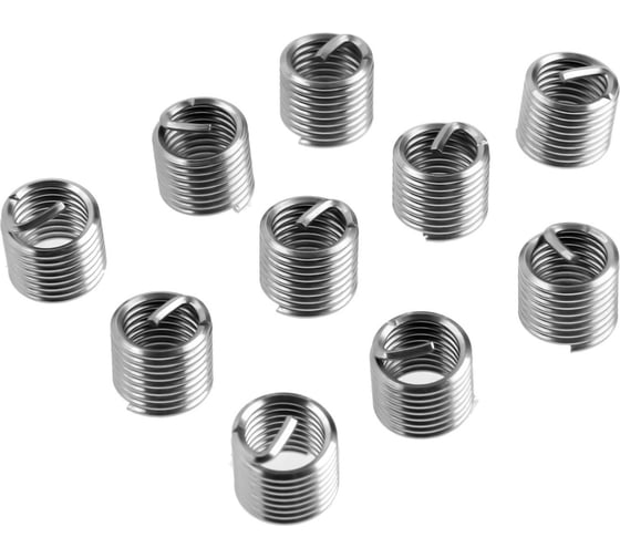 Изображение товара Набор резьбовых вставок ТУНДРА М12x1.75, 10 шт. 9313585