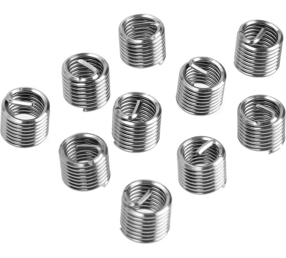 Изображение товара Набор резьбовых вставок ТУНДРА М10x1.5, 10 шт. 9313584