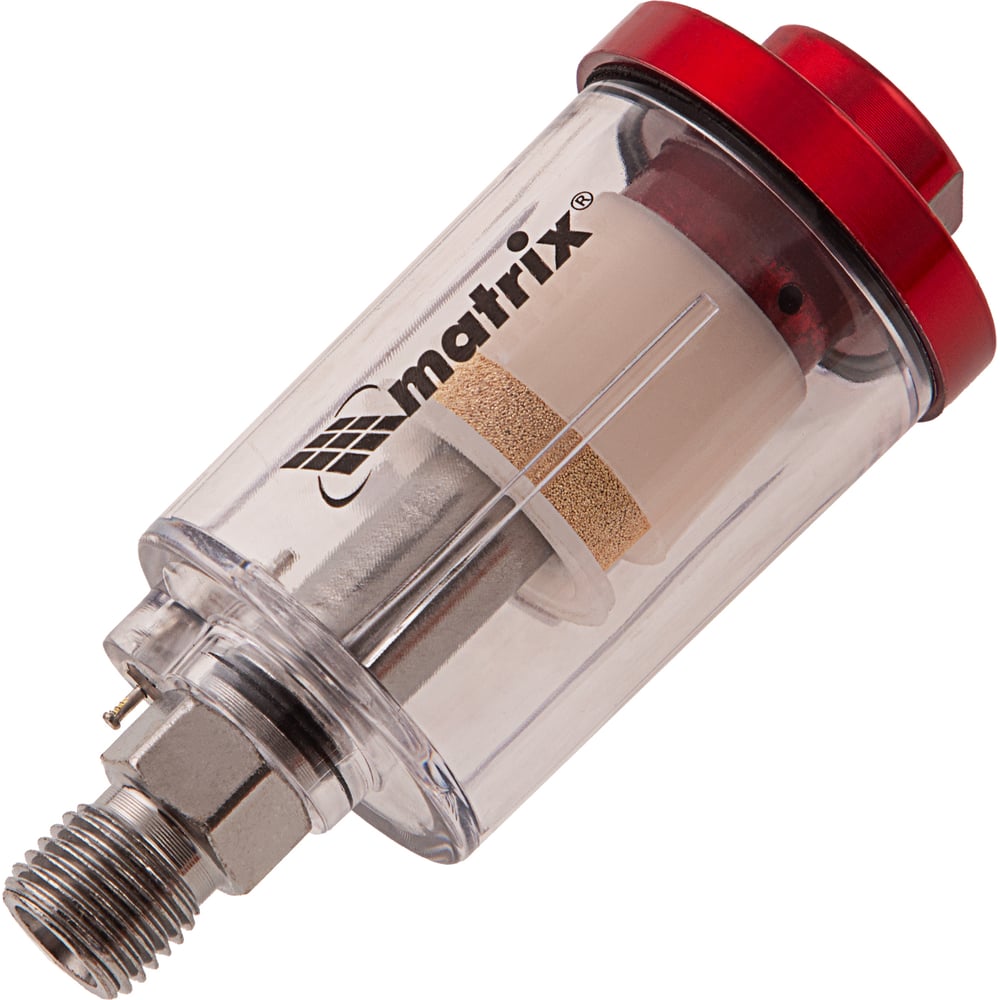 Изображение товара Влагоотделитель MATRIX 57008 1/4 для пневмосистем 350 л/мин 8 бар