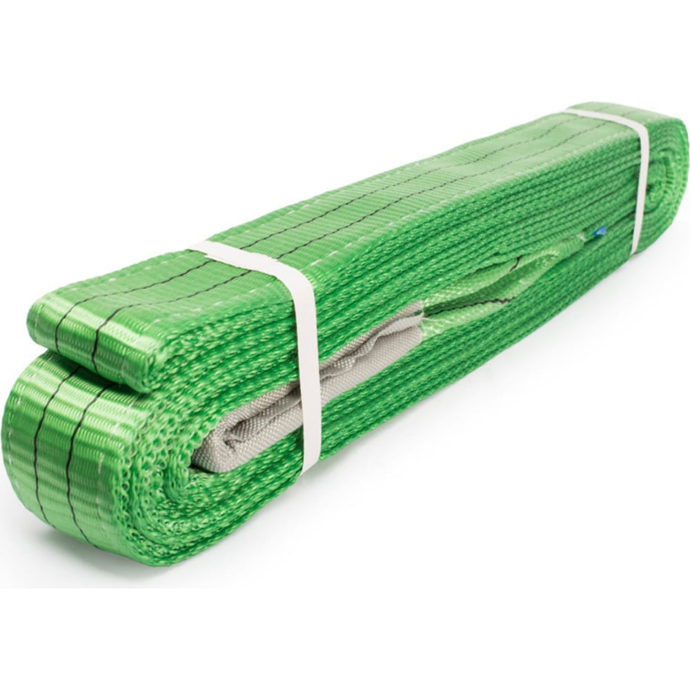 Изображение товара Текстильный петлевой строп ПромСтроп 2 т, 10 м зеленый