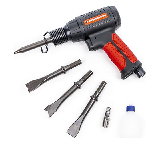 Изображение товара Пневматический молоток Станкоимпорт с комплектом насадок PTE901