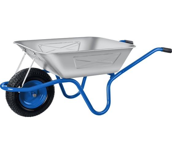 Изображение товара Тачка с широким пневматическим колесом Зубр Профессионал ПТ-250 250 кг 39907