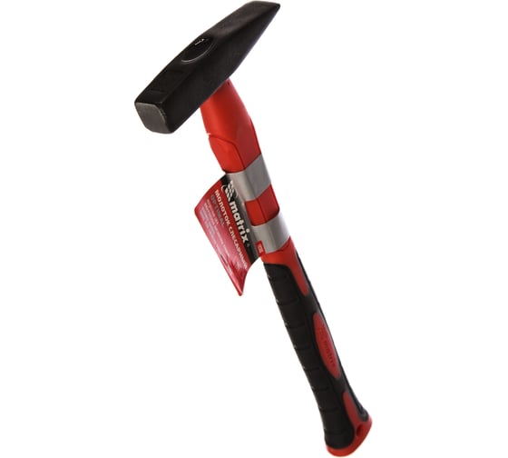 Изображение товара Молоток слесарный Matrix Optimal 200 г фибергласовая обрезиненная рукоятка квадратный боек 10366