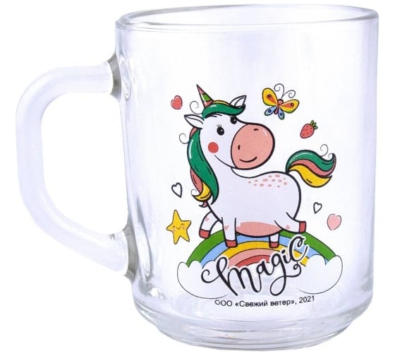 Изображение товара Кружка ND Play Единорог, 230 мл, стекло 299466