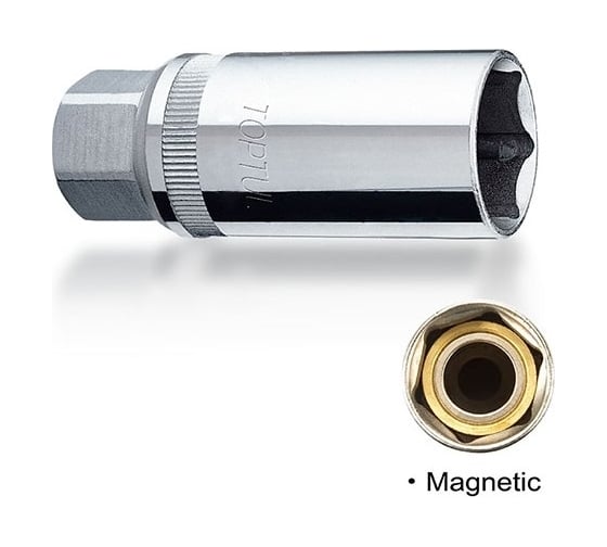 Изображение товара Головка свечная 21 мм, с магнитом, L=67 мм, 1/2"DR TOPTUL BAAT1621