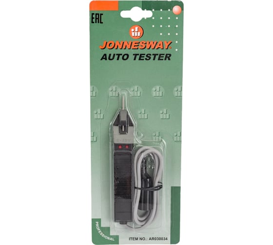 Изображение товара Тестер электросистемы автомобиля Jonnesway AR030034 3-48V 48808