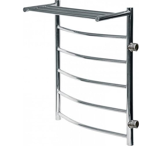 Изображение товара Полотенцесушитель ТЕМАРК Классика Дуга с полкой (КП-8) 600х500, D32 мм (боковое подключение направо) 00000031455