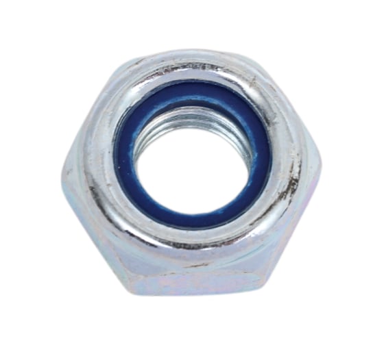 Изображение товара Шестигранная гайка со стопорным нейлоновым кольцом BULLIT DIN 985 10.9 высокая M10 30 шт 14-0018240