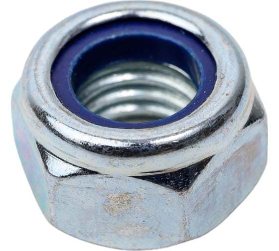 Изображение товара Шестигранная гайка со стопорным нейлоновым кольцом BULLIT DIN 985 10.9 высокая M12 20 шт 14-0018260