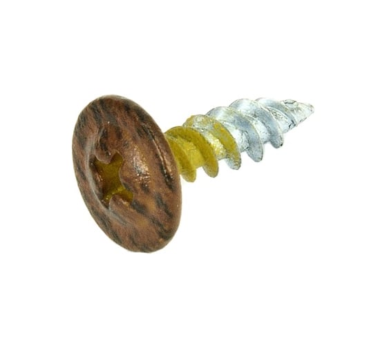 Изображение товара Саморез BULLIT ПШ усиленный, покрытие Printech 4,2х13 темный дуб 25 шт. 14-0019920