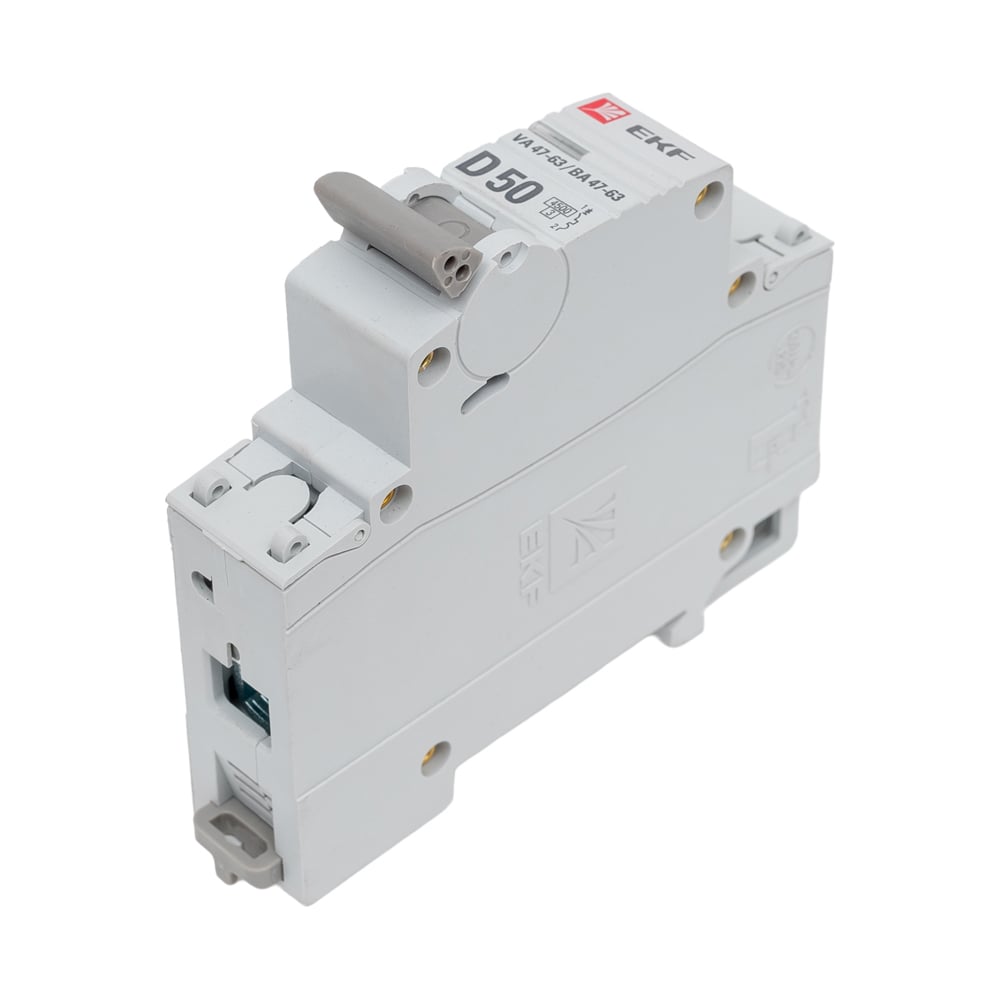 Изображение товара Автоматический выключатель EKF PROxima ВА 47-63 50А 1Полюс D IP20