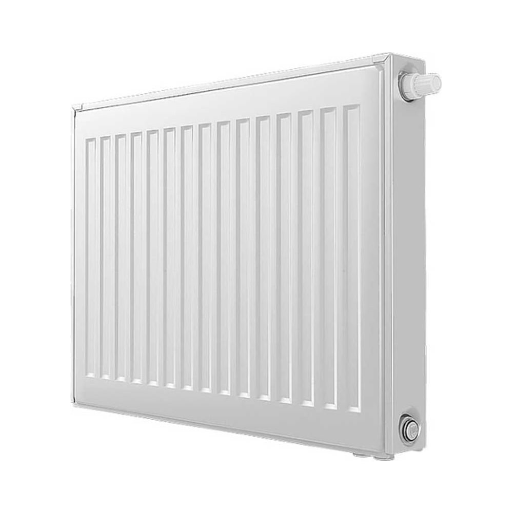 Изображение товара Стальной панельный радиатор ROMMER Ventil RRS 2020 400x400 мм белый с нижним правым подключением