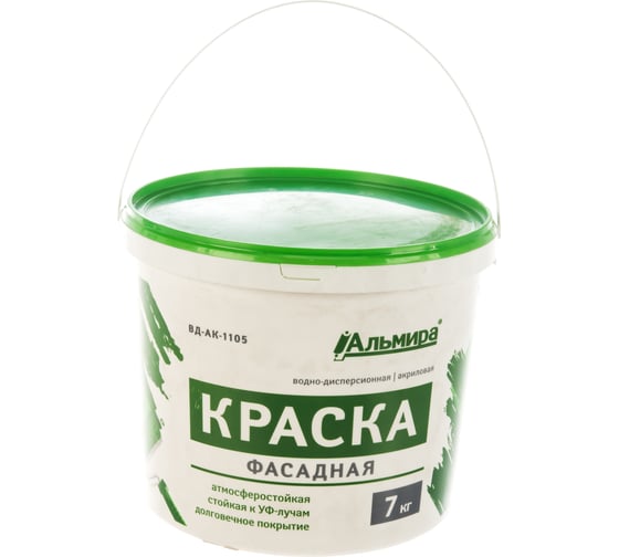 Изображение товара Фасадная краска Альмира 7 кг 00-00000374