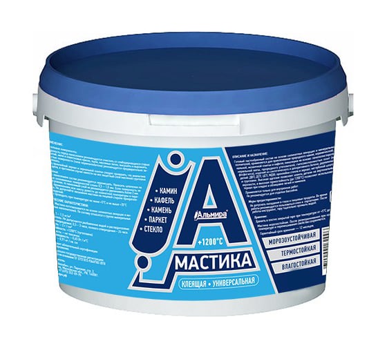 Изображение товара Мастика АЛЬМИРА клеящая универсальная 4,0 кг 00-00000053