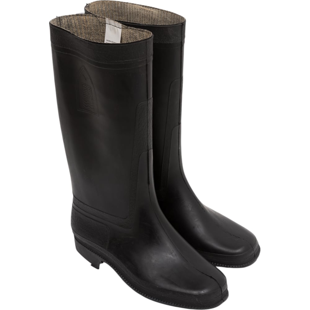 Изображение товара Формовые резиновые мужские сапоги Факел черные размер 41