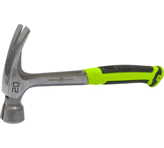 Изображение товара Молоток-гвоздодер ARMERO цельнометаллический, 600 г. 630/160