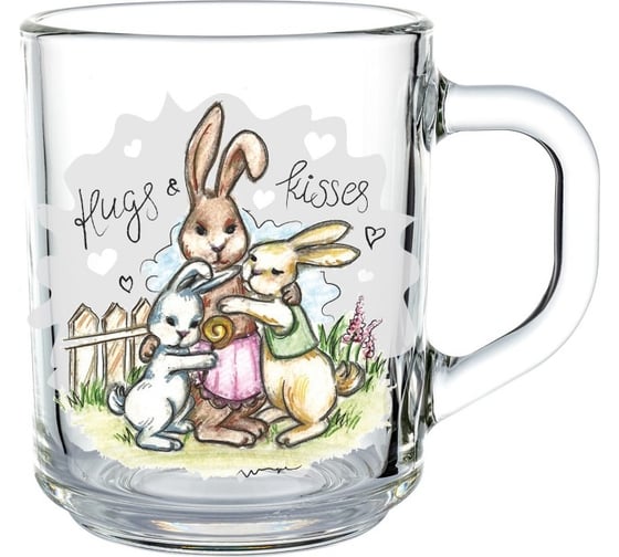 Изображение товара Кружка ND Play Кроль-вилль, любовь в сердце, маленькая, 230 мл, стекло 305343