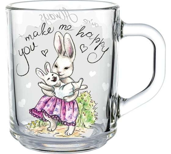 Изображение товара Кружка ND Play Кроль-вилль, любовь в сердце, 230 мл, стекло 305342