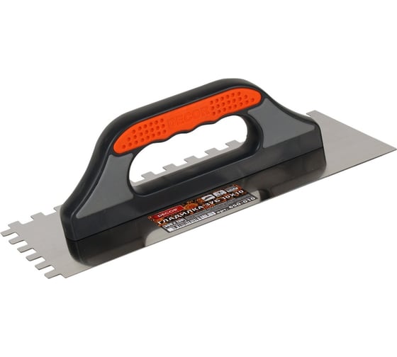 Изображение товара Гладилка DECOR 3k 300x130 мм нерж. зуб 10x10мм 650-010 11613161