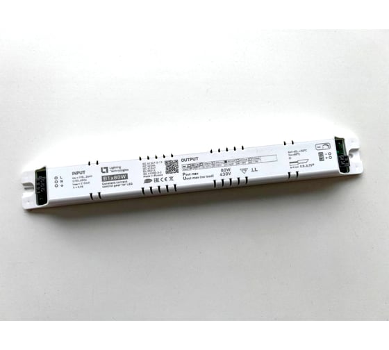Изображение товара Светодиодный драйвер Световые технологии b1x80w 0.5a ll led 80вт-500ма 2002003010