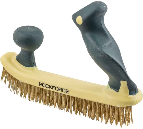 Изображение товара Двуручная щетка по металлу в пластиковом корпусе Rockforce RF-340126429(17452)