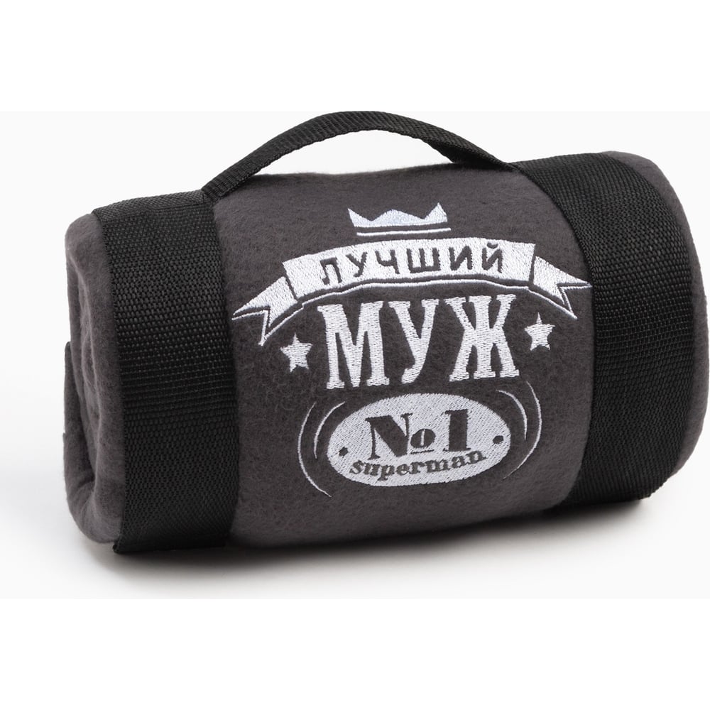 Изображение товара Плед Этель Лучший мужчина 130x150 см, 100% п/э, флис 160 гр/м2 3823893