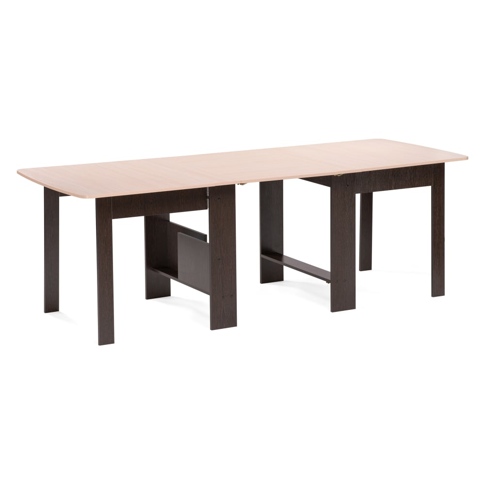 Изображение товара Стол-книжка Woodville стк7 венге/дуб молочный  компактный раскладной стол