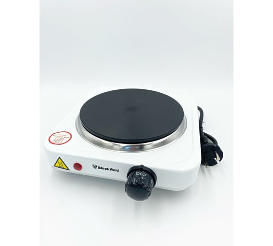 Изображение товара Электрическая плита BlackWeld с 1 конфоркой, белая 150001