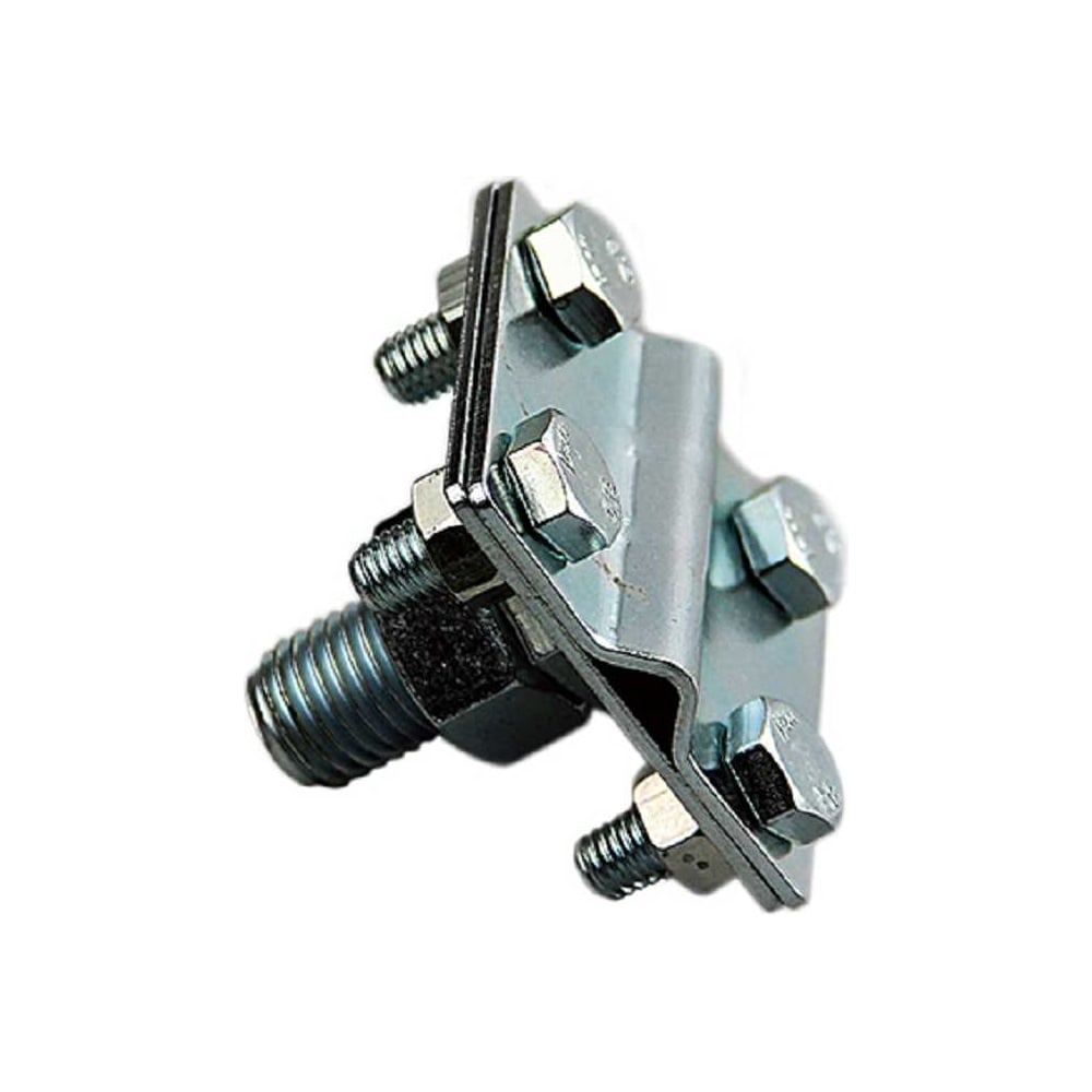 Изображение товара Зажим прута на штыре Protectpro из оцинкованной стали 57x57 мм