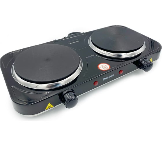 Изображение товара Электрическая плита BlackWeld с 2 конфорками, черная 150006