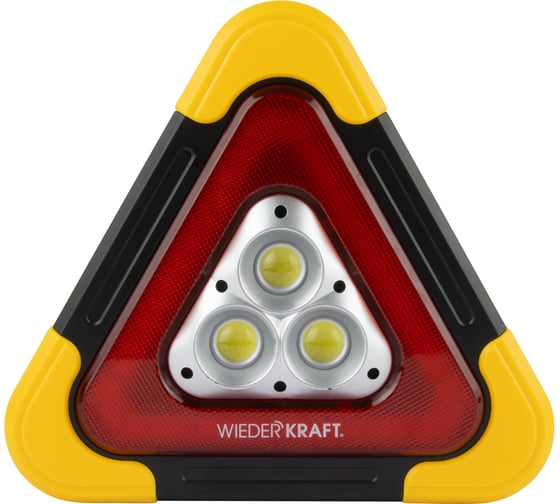 Изображение товара Многофункциональный светодиодный аварийный знак WIEDERKRAFT WDK-WT2400