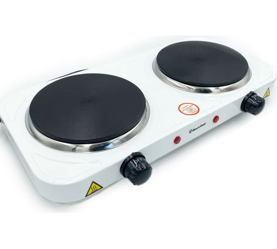 Изображение товара Электрическая плита BlackWeld с 2 конфорками, белая 150008