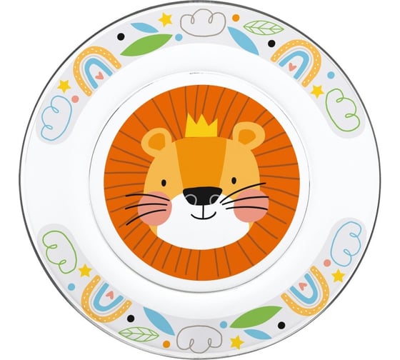 Изображение товара Тарелка ND Play львенок, 19.5 см, стекло 307268