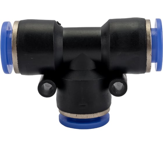 Изображение товара Фитинг T-образный 10 мм для пластиковых трубок ROCKFORCE RF-SPE10