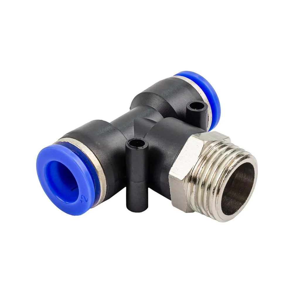 Изображение товара Фитинг ROCKFORCE Т-образный 1/2"-12 мм RF-SPB12-04(2078)