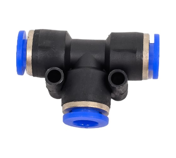 Изображение товара Фитинг T-образный 6 мм для пластиковых трубок ROCKFORCE RF-SPE06(2170)